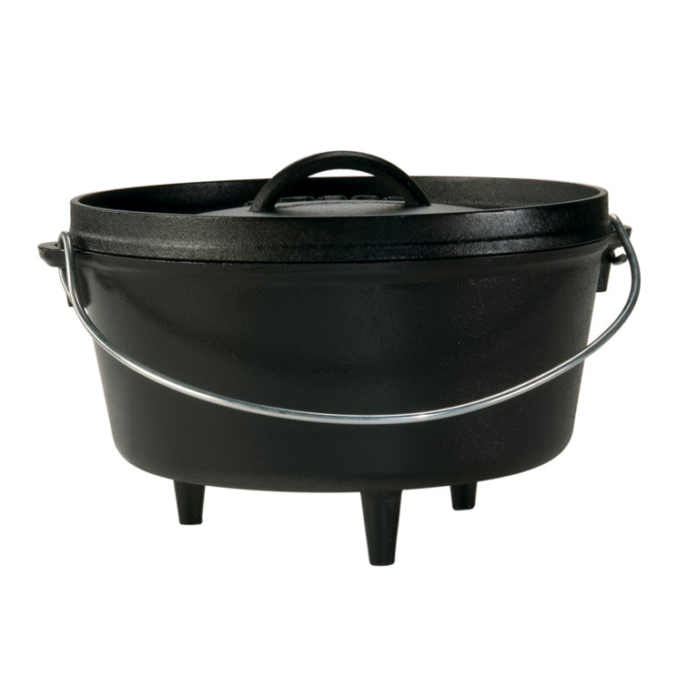 Lodge Cast Iron Camp Dutch Oven Reviews Wayfair